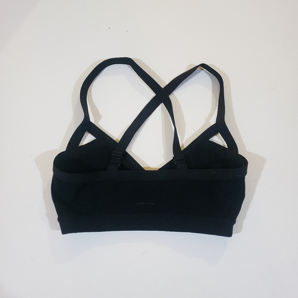 Community Aritzia Bralette Sports Bra Black Bandage Style Size Small - Picture 4 of 8